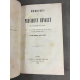 Mémoires du président Hénault De Vigan 1855 Bon exemplaire L'académie au XVIIIe
