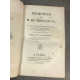 Mémoires de M.de Coulanges Lettres inédites de madame de Sévigné Nonmerqué 1820