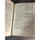 Calmet Histoire de l'ancien testament . In quarto reliures d'époque Cartes Exegèse bible Edition originale 1718 1719