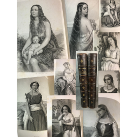 Darboy Staal 39 portraits gravées des femmes de la bible feminisme, extase , érotisme chef-oeuvre gravure.