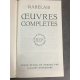 Collection Bibliothèque de la pléiade NRF Rabelais collector 1951 Etat de neuf splendide