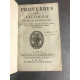 Salomon Proverbes de, Le maitre de Sacy Desprez 1695 bible Reliure cuir du temps, Dauphin en pied belle reliure