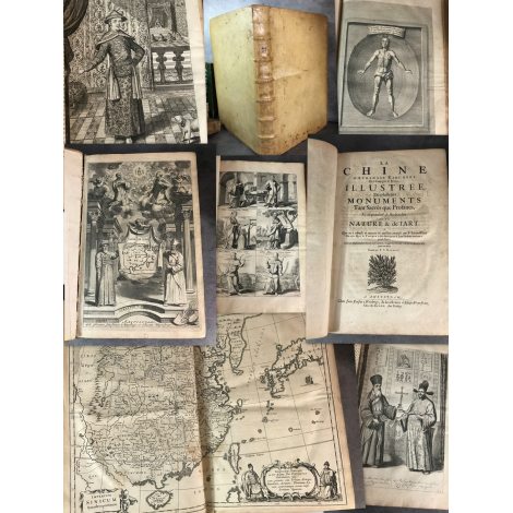 Kircher Athanasius Le chine Illustrée 1670 Edition originale française Enchères de Noël.