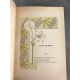 Art Nouveau Henri Caruchet illustre Emaux et Camées de Théohile Gautier 1895 Premier tirage Beau livre