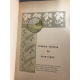 Art Nouveau Henri Caruchet illustre Emaux et Camées de Théohile Gautier 1895 Premier tirage Beau livre