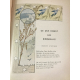 Art Nouveau Henri Caruchet illustre Emaux et Camées de Théohile Gautier 1895 Premier tirage Beau livre