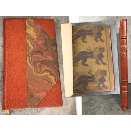 Remy de Gourmont Théodat Edition originale maroquin à coins superbes couvertures conservées,