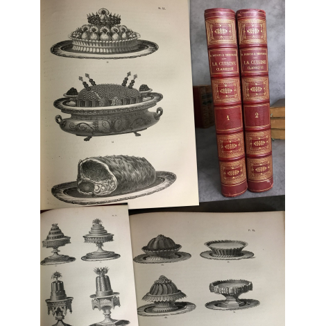 Cuisine classique Urbain Dubois Emile Benard Gravures beaux livres gastronomie du XIXe référence