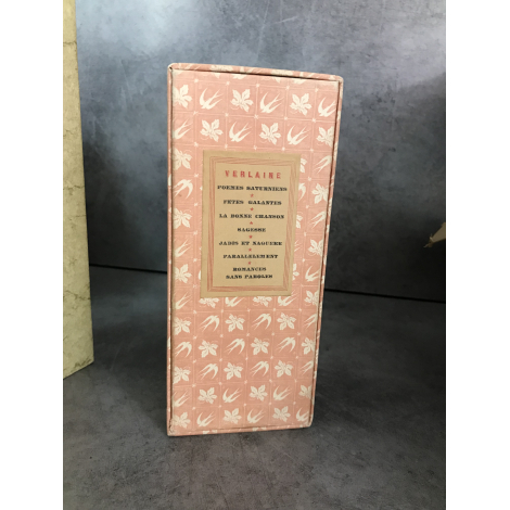 Oeuvres de Verlaine Frontispices de Grau Sala La bonne édition Hazan de 1946 à l'état de neuf fort bel exemplaire numeroté.