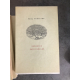 Oeuvres de Verlaine Frontispices de Grau Sala La bonne édition Hazan de 1946 à l'état de neuf fort bel exemplaire numeroté.