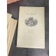 Oeuvres de Verlaine Frontispices de Grau Sala La bonne édition Hazan de 1946 à l'état de neuf fort bel exemplaire numeroté.