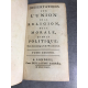 Warburton William. Dissertations sur l'union de la religion, de la morale, et de la politique. Précieux exemplaire en maroquin.