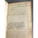 Warburton William. Dissertations sur l'union de la religion, de la morale, et de la politique. Précieux exemplaire en maroquin.