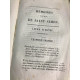 Duc de Saint Simon mémoires Notices de Laurent 1826 Complet en 6 volumes brochés Imprimeur de M. le Dauphin