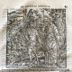 Reliure en peau de truie estampée sur ais de bois, fermoirs, 4 textes XVIe avec nombreux bois Religion réforme Michael Helding