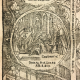 Reliure en peau de truie estampée sur ais de bois, fermoirs, 4 textes XVIe avec nombreux bois Religion réforme Michael Helding