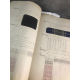 Theorie du tissage Splendide manuscrit très grand in folio très soigné avec de nombreux échantillons, des dessins de métier.