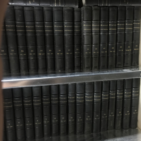 Michaud Biographie universelle édition 1854 complète 45 volumes bien reliés.