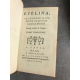 Evelina Anonyme Fanny Burney Première traduction Française Rare Romantisme social, noir, féminisme , critique moeurs