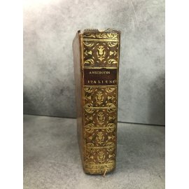 Anecdotes Italiennes Vincent 1769 Histoire de l'Italie de la destruction empire romain jusqu'a nos jours Edition original