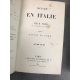 Hyppolite Taine Voyage en Italie Naples Rome Florence Venise Bons exemplaire reliure cuir de l'époque. 1896