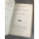 George Sand La confession d'une jeune fille 1865 Edition originale papier d'édition avec la faute page 145