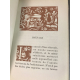 Thibon, Lucien Boucher illustrations Pensées sur l'amour reliure plein cuir rouge orné de roses 1944 Tables claudiennes