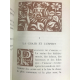Thibon, Lucien Boucher illustrations Pensées sur l'amour reliure plein cuir rouge orné de roses 1944 Tables claudiennes