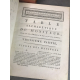 Révoluttion française l'indispensable volume de table analyse du moniteur titre des matières 1787 a 1799 Paris An X 1802