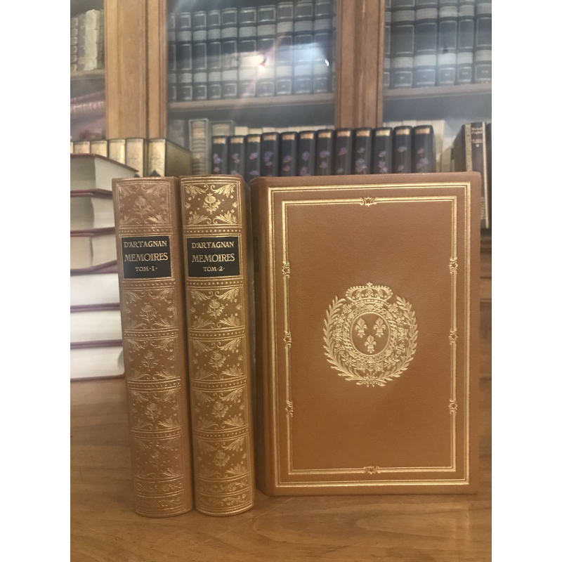 Jean de Bonnot Dartagnan Mémoires 3 volumes reliure cuir collector