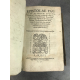 Epistolae Pauli Cajetan Thomas de vio Impression parisienne de frères Marnef au pelican 1547-Reliure de l'époque