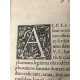 Alciati Andréae Responsa Alciat Lyon 1561 Belle impression in folio de Pierre Fradin Lettrines historiées