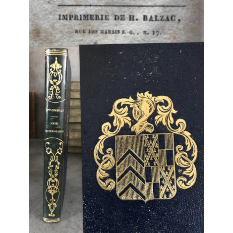 Contes de La Fontaine, avec illustrations de Fragonard. Deux grands volumes bien reliés, Paris Lemmonyer 1883