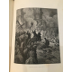 Gustave Doré Michaud Cartonnages de Souze reliures de Magnier Edition originale 1877 2 geants volumes