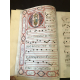 Antiphonaire Espagnol 1748 Manuscrit musical 50 parchemins manuscrits