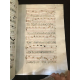 Antiphonaire Espagnol 1748 Manuscrit musical 50 parchemins manuscrits