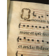 Antiphonaire Espagnol 1748 Manuscrit musical 50 parchemins manuscrits