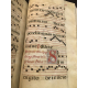 Antiphonaire Espagnol 1748 Manuscrit musical 50 parchemins manuscrits