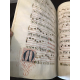 Antiphonaire Espagnol 1748 Manuscrit musical 50 parchemins manuscrits