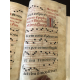 Antiphonaire Espagnol 1748 Manuscrit musical 50 parchemins manuscrits