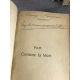 Guy de Maupassant, Fort comme la mort Edition originale reliure maroquin, Envoi signé de Maupassant