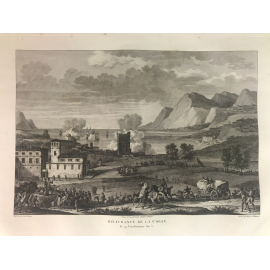 Carle Vernet Grande gravure originale Délivrance de la Corse 29 Vendemiaire An 5 1806 Napoléon Corsica