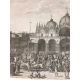 Carle Vernet Grande gravure originale Entrée des Français à Venise Floreal An 5 1806 Napoléon Vénézia