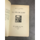 Remy de Gourmont La fin de l'art Cahier de Paris 1925 numéroté sur Alfa