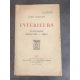 Albert Thibaudet Intérieurs Baudelaire Fromentin Amiel Edition originale Octobre 1924