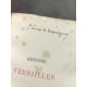 Le Roi Histoire de Versailles des ses rues places et avenues en 2 vol lucas de Montigny