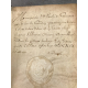 Oeuvres de Macrobe Edition des Plantin à Anvers en 1597 reliure aux armes de Seraucourt Chauvirey