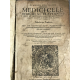 Girolamo Mercuriale Hieronymi Mercurialis Medecine pratique Edition originale 1601 Médecin des Farnese