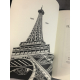 Jean de Bonnot Auguste Vitu Paris il y a cent ans Grand format Cuir Bleu Spécial 1989 Tour eiffel nombreuse gravures.