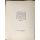 Saint John Perse Vents edition originale de 1946 NRF Numéroté 338 Papier de châtaignier très grandes marges